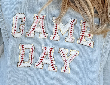 Denim Jacket (6 Colors To Choose From) (Ship date: 11/1) - Live Love Gameday®