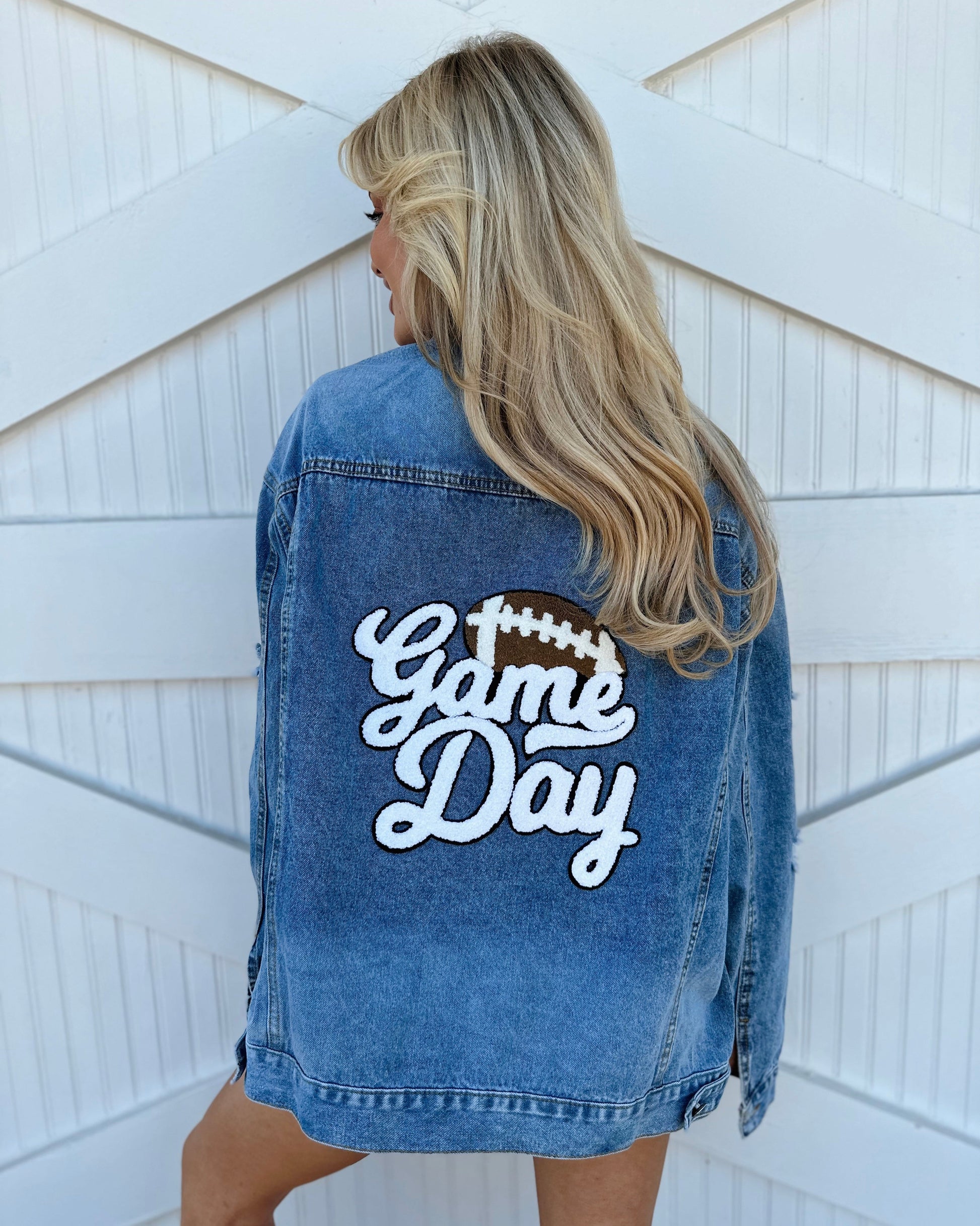 Denim Jacket (6 Colors To Choose From) (Ship date: 11/1) - Live Love Gameday®