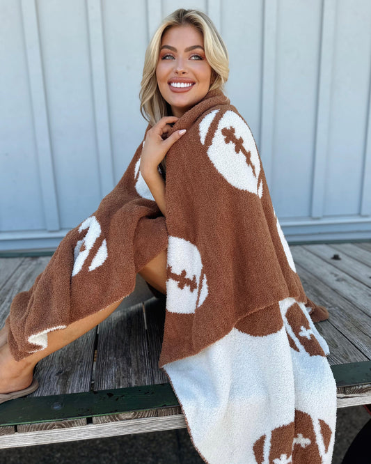 Football Cozy Blanket (Pre-Order Ships 9/15) - Live Love Gameday®